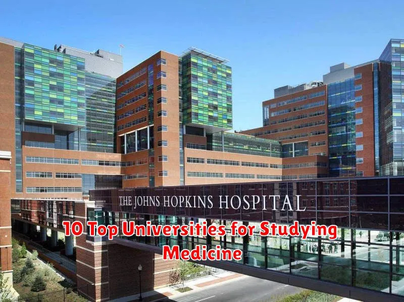 10 Top Universities for Studying Medicine